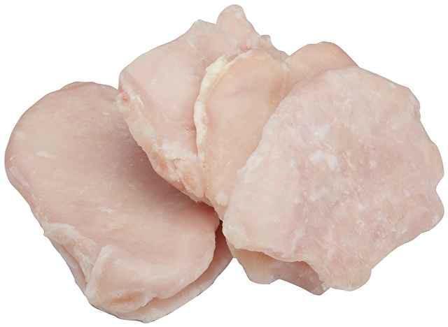 PATUXENT FARMS Chicken BREAST SINGLE-LOBE 4 OZ BONELESS-SKINLESS ALL NATURAL SOLUTION ADD # 6983753 48/4 OZ.