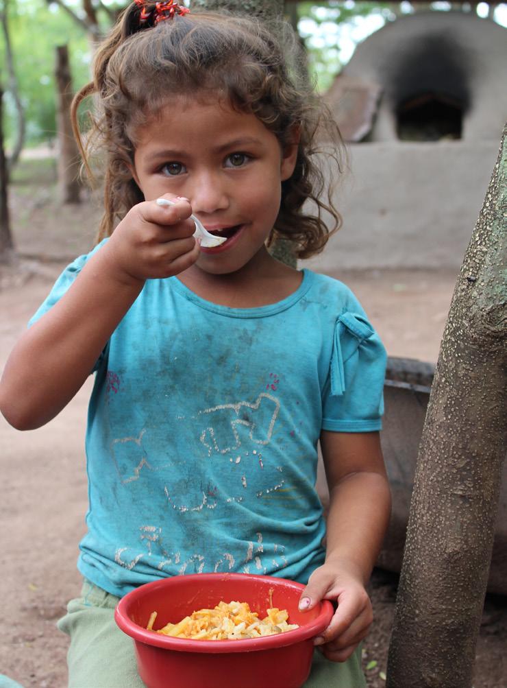 MEET KARLA Seven-year-old Karla lives with her parents in Cofradia, Estelí, Nicaragua. She suffered from malnutrition from being fed only one meal a day until she was offered VitaMeal at her school.
