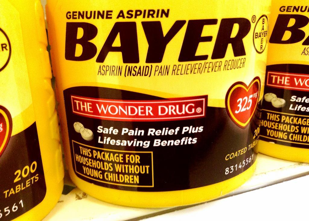How does the drug cause undesired side effects Bayer Aspirin (aspirin) is a nonsteroidal anti-inflammatory drug (NSAID) prescribed for treating fever, pain, inflammation in the body, prevention of