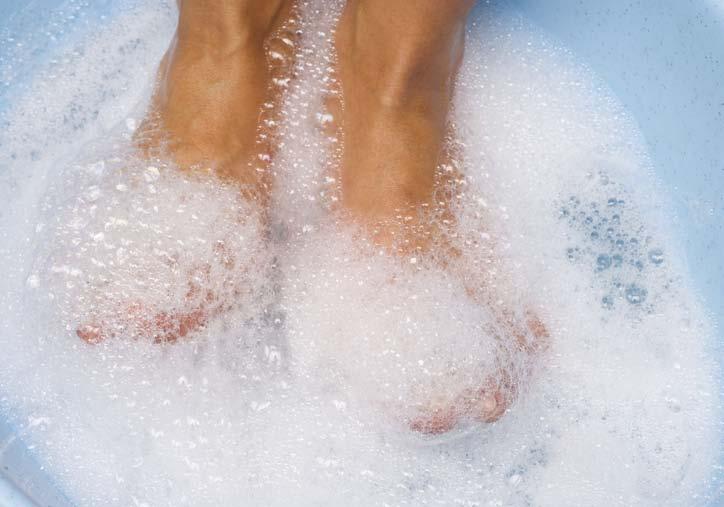 3. Wash Your Feet Every Day Wash your feet in warm water use your elbow or a thermometer to be sure the water isn t too hot. Do not soak your feet because your skin will get dry.