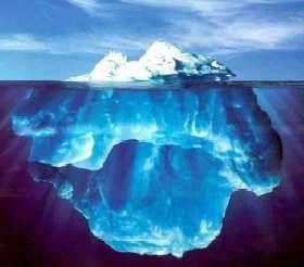 Like a tip of a great iceberg, the true significance of our