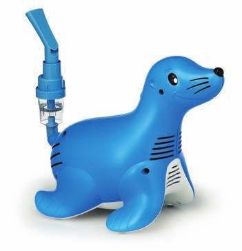 Compressor and nebulizer system Sami the Seal Cute without compromise Sami the Seal s child friendly design provides fast treatment to children while helping with therapy compliance.