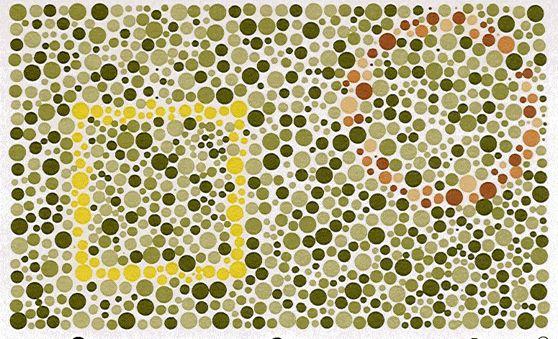 Colorblind individuals should see the yellow square.