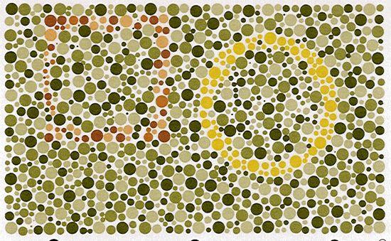 Colorblind individuals should see the yellow circle.