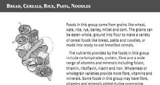 of foods with grains as the staple food Eat milk and legumes and their products every day Eat