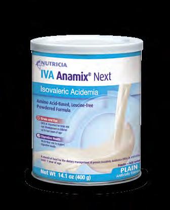 Metabolics 90 IVA Anamix Next Leucine free Contains a balanced mixture of all other essential and non-essential amino acids, carbohydrate (including a multi-fiber blend), fat (including DHA),