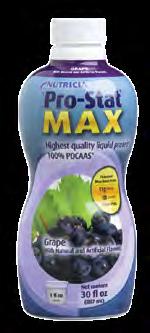 Specialized Adult Nutrition Pro-Stat MAX A sugar free, hydrolyzed whey-based liquid protein medical food. 100% PDCAAS* protein and 80 calories in 1 fl oz.