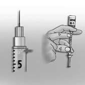 Before you take the syringe out of the vial, check the syringe for air bubbles. Air bubbles are harmless but can lower the dose you should be receiving.