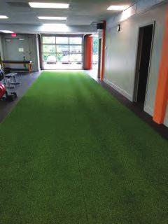 GymTurf Track rolls come in 25 ft. or 50 ft.