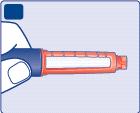 B Look through the insulin window. If the insulin looks cloudy, do not use the pen.