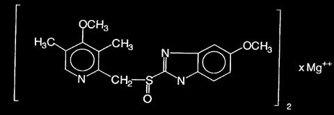 PHARMACEUTICAL INFORMATION Drug Substance Proper name Chemical Name Structural Formula omeprazole magnesium Di (5-methoxy-2-{[(4-methoxy-3,5-dimethyl-2-pyridinyl) methyl]- sulfinyl}-1h-benzimidazole)
