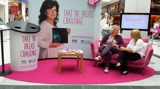 SOCIAL MARKETING UPDATE. Breast screening campaign. We ve been busy touring our breast screening roadshow around local communities.