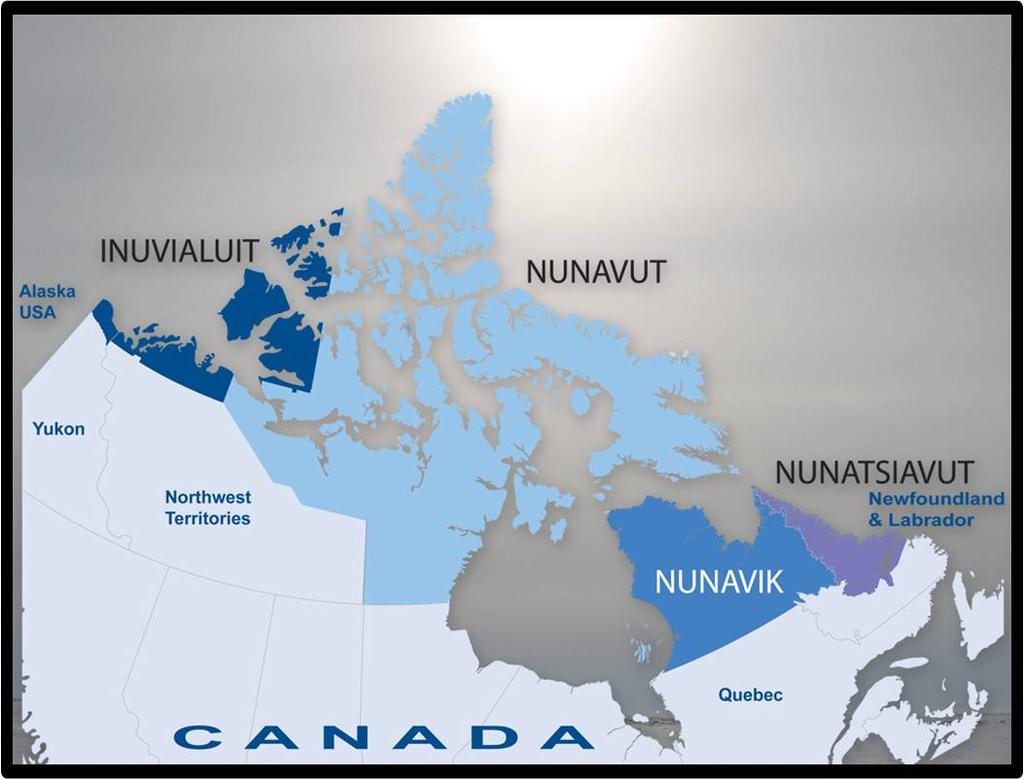 Four Inuit regions of Canada ««Ontario Coastal Cree Nations also have harvesting rights under Treaty 9 (a