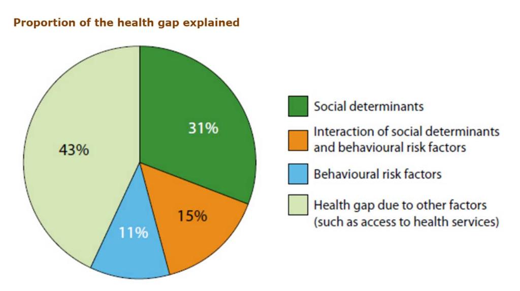 Proportion of Indigenous health gap