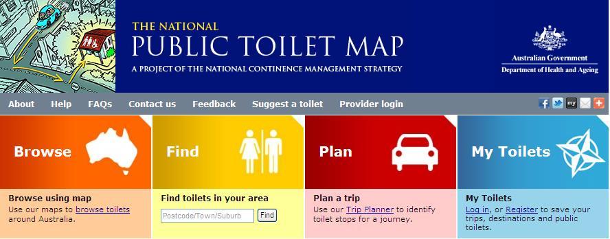 Other resources National Public Toilet Map Health