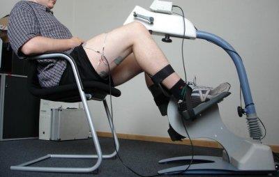 Treadmill and cycle ergometer (leg or arm test) allow for precise