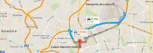 CdLS Congress HOW TO ARRIVE Lisbon airport -> Lisbon Marriott