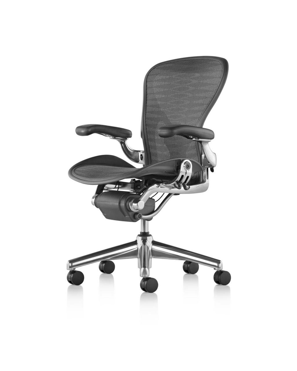 z Aeron Chairs Designers Bill Stumpf and Don Chadwick Every material, every mechanism on Aeron advances the art and science