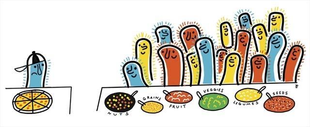 How does diet affect the gut microbiome?