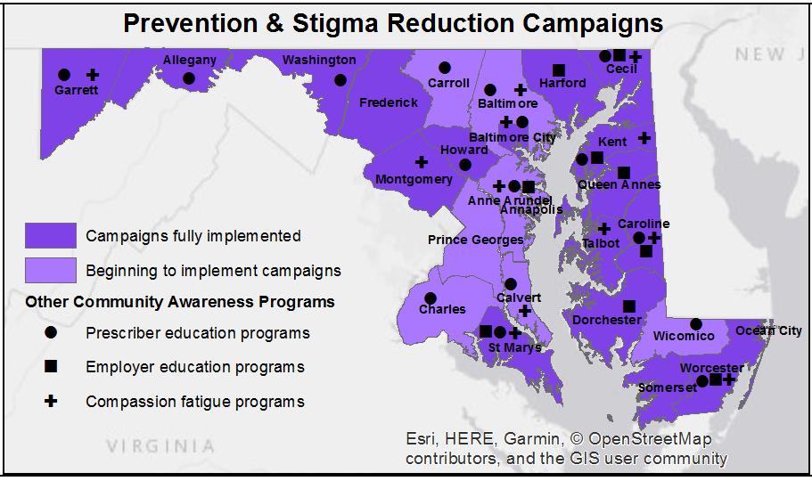 Goal 1: Prevent New Cases Expand public information campaigns 9 129,972,276 impressions from statewide campaigns, including anti-stigma, Talk-to-Your Doc, 2-1-1, and others (FY18 as of 4/30/18) 1 24