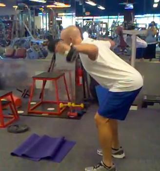 Pause and then push back up Repeat as necessary DB Rear-Deltoid Lateral