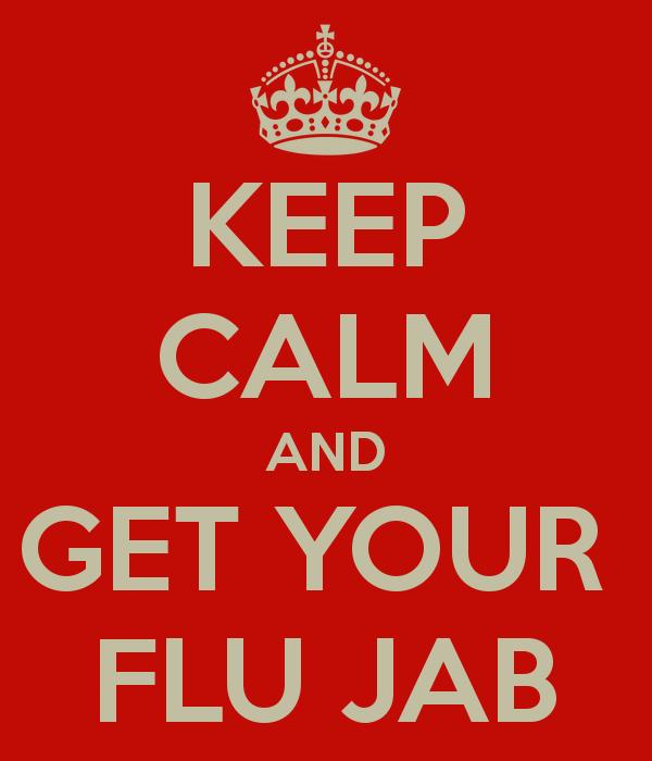 Flu Vaccine continued In the autumn we give the flu vaccine FREE to: adults over the age of 18 at risk of flu (including everyone over 65)