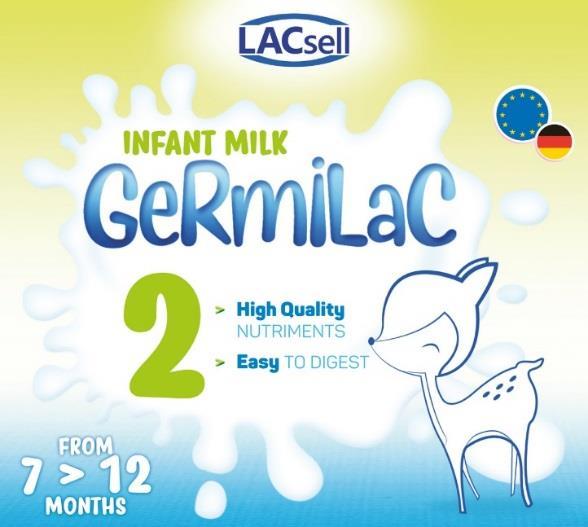 Our GERMILAC Baby Milk Powder The LACSELL GERMILAC brand baby milk