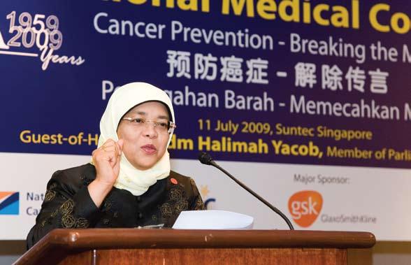 Guest of Honour, Mdm Halimah Yacob, MP, Jurong GRC Speech By Mdm Halimah Yacob, MP For Jurong GRC Delivered at the 40 th SMA Medical Convention on 11 July 2009, Suntec Singapore.