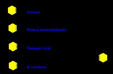 Vitamin A Overview Vitamin A stands for a group of structurally related chemicals called retinoids; retinol, retinal, and retinoic acid.