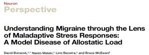 migraine Effects of stress may be cumulative Frequency of attacks