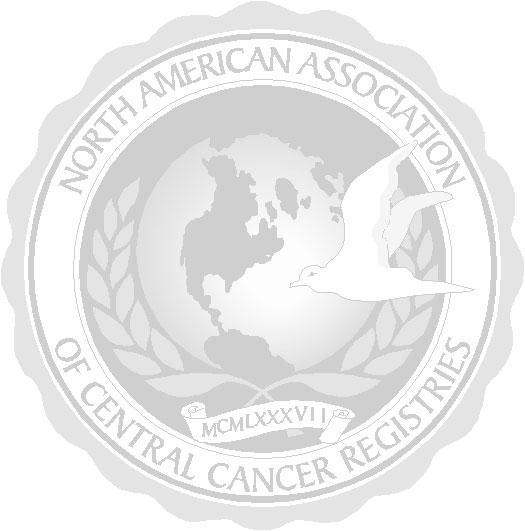 CANCER IN NORTH AMERICA, 1996-2000 VOLUME THREE: NAACCR COMBINED CANCER INCIDENCE A Publication of the North American Association of Central Cancer Registries (NAACCR) Editors: Joellyn L.