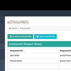 Encounters Scheduling and The Encounter Appointments for live video encounters can be scheduled with your patients through the encounters calendar.