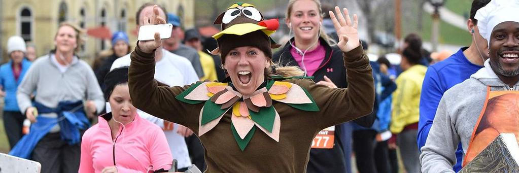 A majority of Turkey Trots is around 5 kilometers or 3.1 miles. It can be walked, ran or a combination of both. Here is one example to prepare you for the Turkey Trot this year.