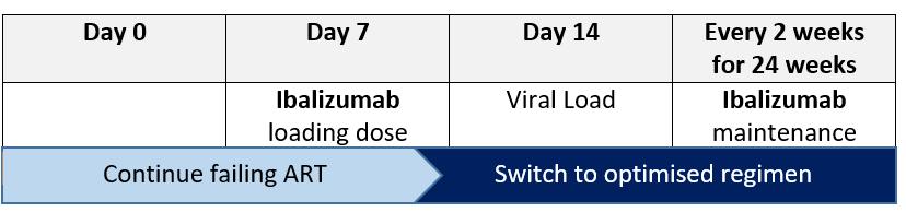 study procedures results Virologic Outcome Day 14 (n=40) Wk 24 (n=40) Wk 48 (n=27) > 0.5 log 10 HIV RNA decrease, % 83* - - > 1.0 log 10 HIV RNA decrease, % 60 55 - > 2.