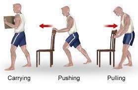 Body Mechanics Pushing and pulling can be hard on your back.