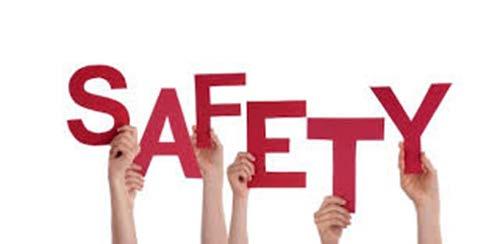 Report all potentially hazardous or unsafe conditions or acts to the Safety Officer immediately. 2.