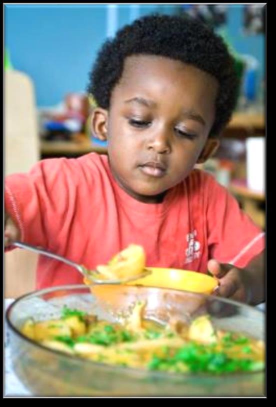 Today s presentation Infants and young children s diets Rationale for and development of the new example menus for early years settings in England Overview of