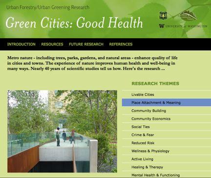 Research Reviews www.greenhealth.washington.