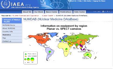 NUMDAB: NUclear Medicine DAtaBase IAEA s Nuclear Medicine DAtaBase The aim of NUMDAB is to gather and maintain updated information regarding the status of nuclear medicine practice around the world
