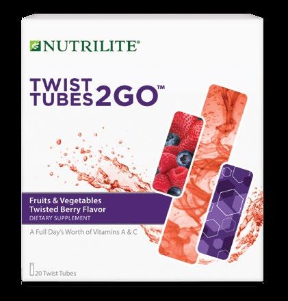 Twist Tubes 2GO Fruits & Vegetables 11-0538,