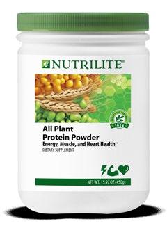 Nutrilite All Plant Protein Powder is the lowest-calorie option for the same