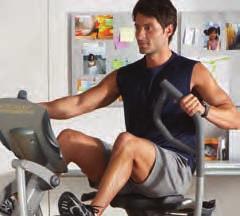 And, exercisers can use leverage from the ergonomically designed seat to gain upper- and lower-body
