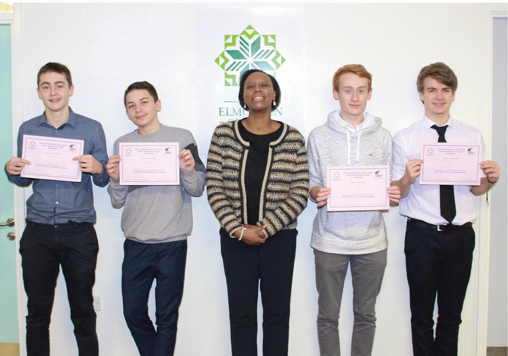 Senior Maths Team Challenge by Louis Jameson ast month, Year 12 students, Louis Jameson, Seamus Mayo, Matthew Day and Alfie Wells took part in a Maths L sixth form competition at Bexhill Sixth Form