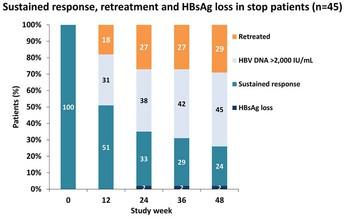 Limited Sustained Response and Lack of HBsAg Decline after Stopping Long Term Nucleos(t)Ide Analogue Therapy in Hbeag Negative