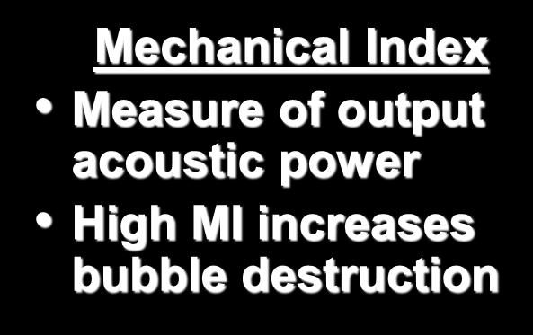 Mechanical Index