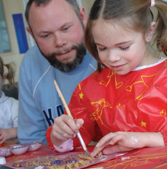 The fathers group at the Children s Centre enables dads to spend more time with their children and give mums a break.