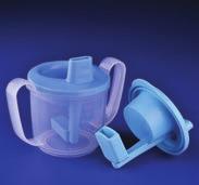 are provided with both the cup and beaker. Safer options for patients who will not tolerate thickened fluids.