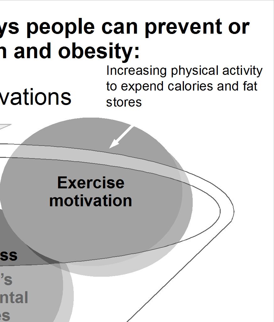 103) Exercise motivation 43 Environmental influences Environmental influences that affect eating 