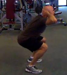 Finishers 9-13 Prisoner Jump Squats Stand in the start position for