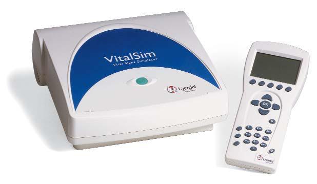 VitalSim part no. 200 100 Product features: Cardiac capabilities include 1400+ ECG rhythm variations Pacing with or without capture Defibrillation Auscultation of normal and abnormal sounds Heart b.